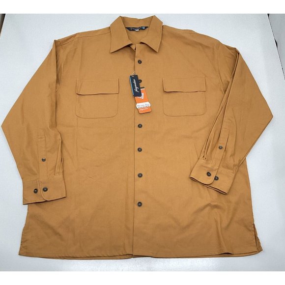 Michael Irvin Playmaker Button Up LS Knit Shirt Sweater Casual Streetwear 3X NEW - Picture 1 of 9
